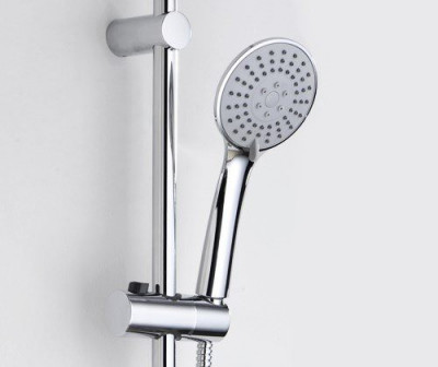 WasserKRAFT A017 комплект душевой 116х52 см, хром