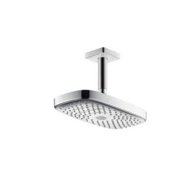 Hansgrohe Raindance Select E300 2jet 27384400 верхний душ с кронштейном, хром/белый