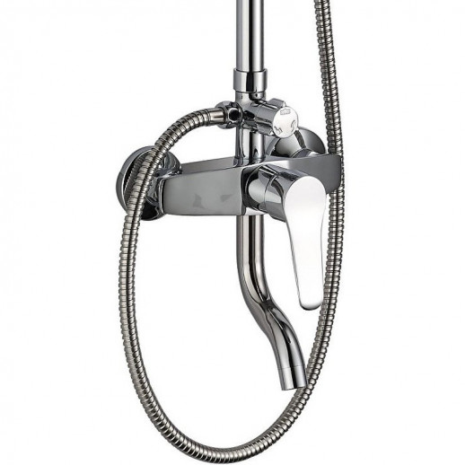 Душевая система Haiba HB2423 (латунь пластик) белый, хром