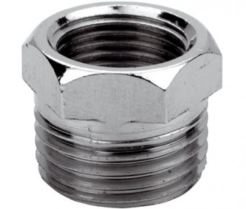 Футорка 1/4"г- 3/8"ш Remer RR 511, хром