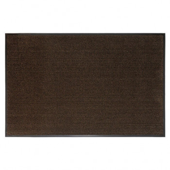 Коврик придверный ИЗНОСОСТОЙКИЙ влаговпитывающий, 90х150 см, ТАФТИНГ, КОРИЧНЕВЫЙ, LAIMA EXPERT, 606890, С70Т0915