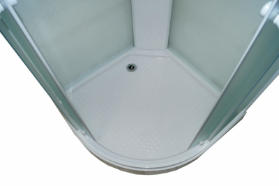 Душевая кабина Parly Tomorrow ET103 100х100х210см, сектор, белый/жемчужный