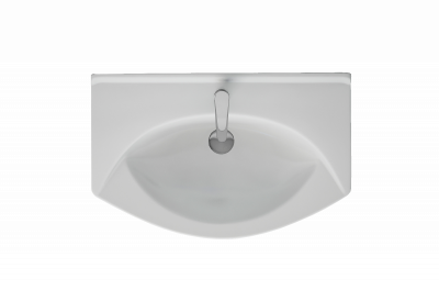 Мебельный умывальник Dreja LAGUNA 75 см, белая керамика