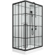 Душевая кабина Niagara Standart 100x80 R ST100/80/15QR/KL/BKT без гидромассажа прямоугольная угловая  (ST100/80/15QR/KL/BKT)