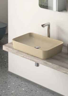 Раковина-чаша Creavit Ultra 60 UL060-00CM00E-0000 капучино матовая прямоугольная