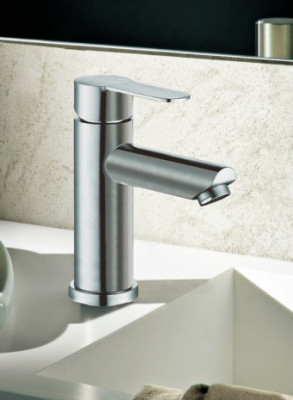 Смеситель Frap для раковины однорычажный стационарный сатин (F10801)