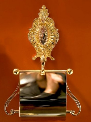 MIGLIORE Elisabetta 17058 бумагодержатель с крышкой, золото