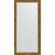 Зеркало настенное Evoform ExclusiveG 135х73 BY 4262 с гравировкой в багетной раме Состаренная бронза с плетением 70 мм  (BY 4262)