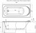 Акриловая ванна Aquanet Nord 160x70 пристенная прямоугольная (00204018)