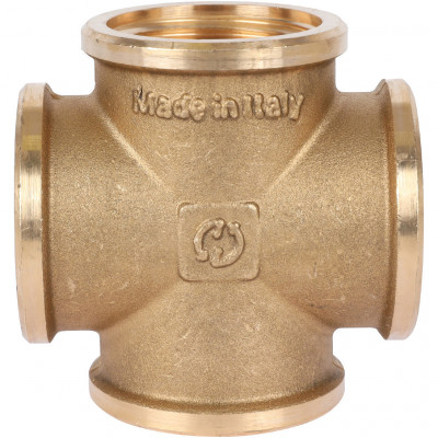 Крестовина STOUT латунь резьбовая ВВ 1" SFT-0030-000001