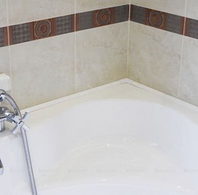 Бордюр для ванн и поддонов 15 мм Aquanet белый (00225264)