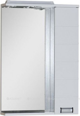 Зеркало-шкаф в ванную Aquanet Сити 65 венге (00151662)