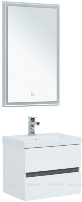 Комплект мебели для ванной Aquanet Беркли 50 белый/дуб рошелье (00258776)