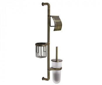 WasserKRAFT Exter K-1458 стойка настенная комбинированная, светлая бронза