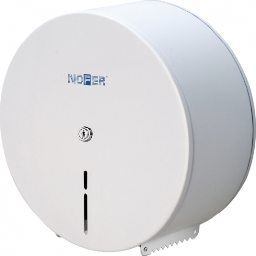 Диспенсер туалетной бумаги NOFER Inox 05001.XL.W, сталь/белый