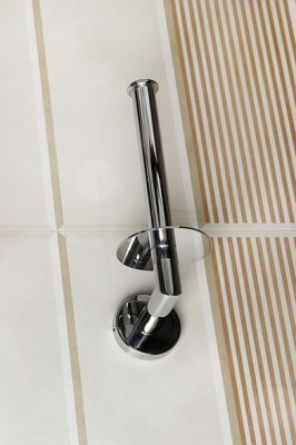 NOFER BRASS 16350.B держатель туалетной бумаги вертикальный, глянцевый