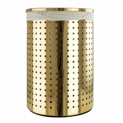 Корзина для белья 72л MIGLIORE Complementi 21995, золото (большая)