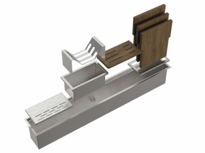 Встраиваемая сушка для посуды OMOIKIRI DRY-01-LG (4999012)