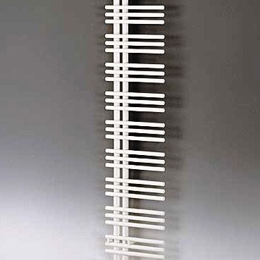 Zehnder Yucca Asymmetric YAE 40-130 полотенцесушитель электрический, нержавеющая сталь, белый, 130,4см x 37,8см