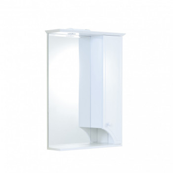 Зеркальный шкаф Aquaton Элен 65 белый (1A219002EN010), для ванной