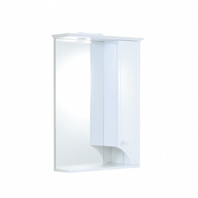 Зеркальный шкаф Aquaton Элен 65 белый (1A219002EN010), для ванной