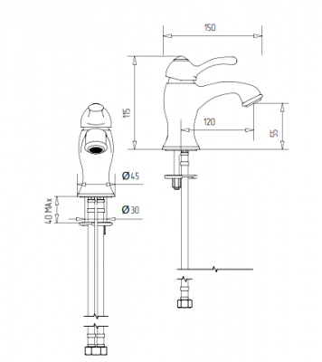 MIGLIORE Grazia 29684 смеситель для раковины, хром