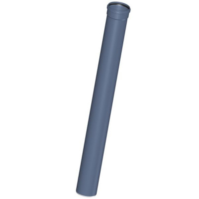 Труба канализационная DN 160, длина 1500 мм, 3-х слойная, шумопоглощающая, с раструбом PKEM, синий POLOPLAST POLO-KAL NG (P2064)