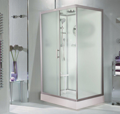 Душевая кабина Esbano ES-129CKR с сиденьем 120х90 см, прямоугольная