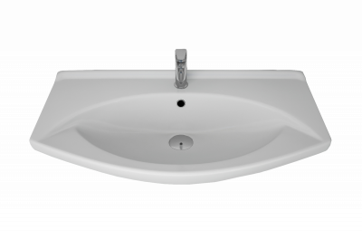 Мебельный умывальник Dreja LAGUNA 85 см, белая керамика