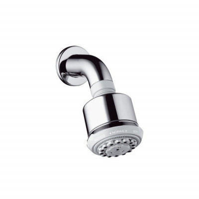 Верхний душ Hansgrohe Clubmaster 27475000 Спортивный душ настенный (хром)