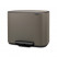 Brabantia Bo 121203 мусорный бак с педалью (11 л + 23 л), платиновый