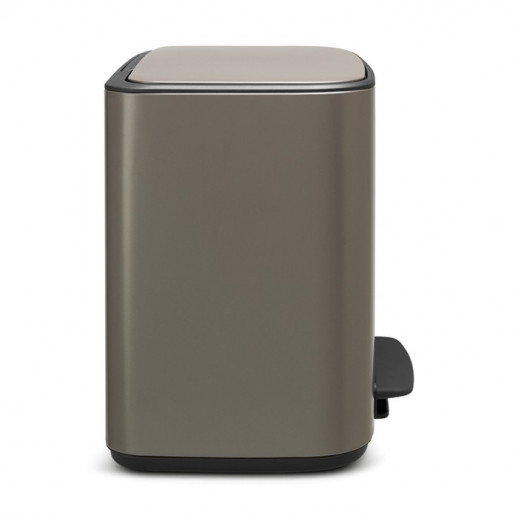 Brabantia Bo 121203 мусорный бак с педалью (11 л + 23 л), платиновый