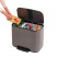 Brabantia Bo 121203 мусорный бак с педалью (11 л + 23 л), платиновый