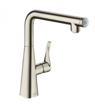 Высокий смеситель для кухни 14847800 Hansgrohe Metris Select 260 (нерж. сталь)