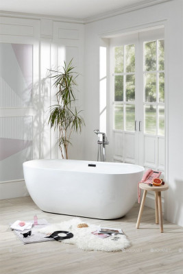Акриловая ванна Aquanet Delight 170x78 отдельностоящая овальная (00208600)