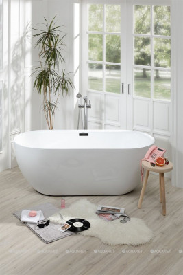 Акриловая ванна Aquanet Delight 170x78 отдельностоящая овальная (00208600)