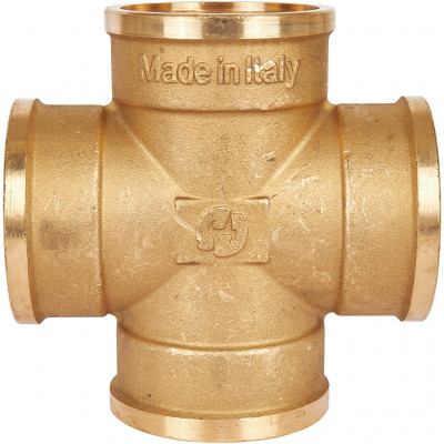 Крестовина STOUT латунь резьбовая ВВ 1"1/4 SFT-0030-000114