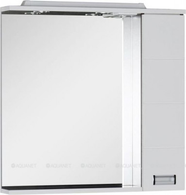 Зеркало-шкаф в ванную Aquanet Сити 85 венге (00149014)