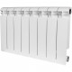 Радиатор алюминиевый боковое подключение (белый RAL 9016) STOUT ALPHA 350 8 секций (SRA-2310-035008)  (SRA-2310-035008)