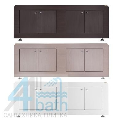 VOD-OK экран под ванну Олимп 170 см, дуб