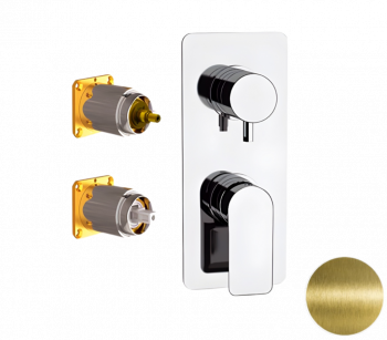 Смеситель для душа Remer Infinity I92KBVO, состаренная латунь