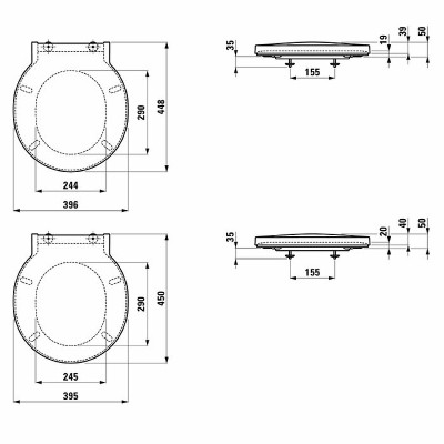 Сиденьена унитаз Laufen Val 8.9428.1.000.000.1 микролифт