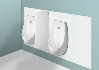 Писсуар Jika Domino с сенсорным управлением 4110.1.000.487.1