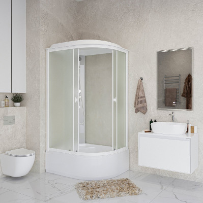 Душевая кабина Niagara Promo 120x80 L P120/80/40L/MT асимметричная