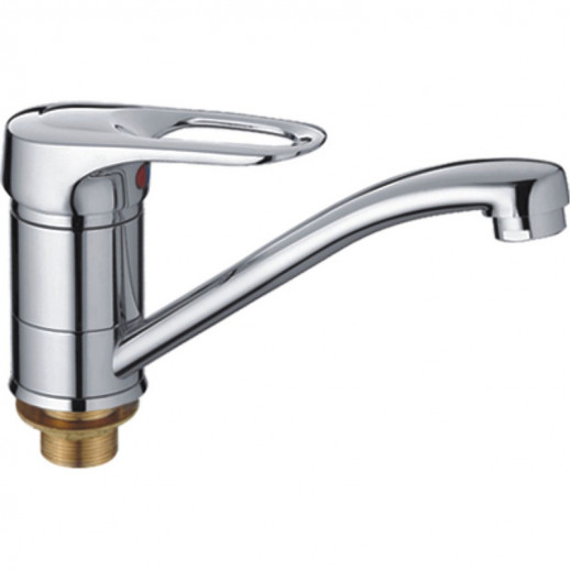 Смеситель для кухни Haiba HB4504-2 (латунь) хром