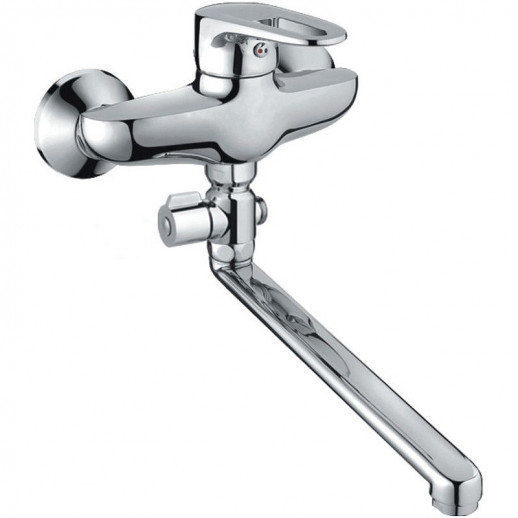 Смеситель для ванны Haiba HB2168 с душевым гарнитуром (латунь) хром