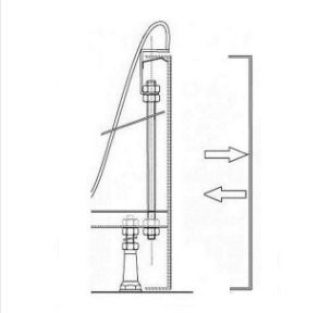 RAVAK ROSA B23000100N Крепление панели универсальное