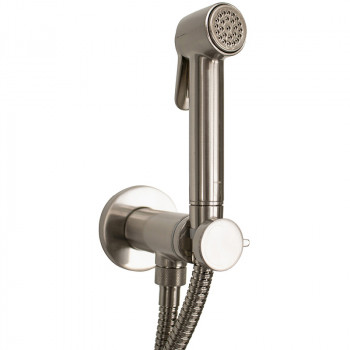Гигиенический душ со смесителем Bossini Paloma Brass E37005B.094 никель