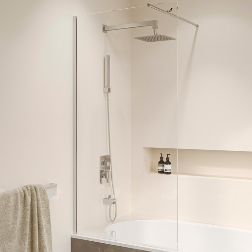 Шторка на ванну RGW Screens SC-051 60х150 351105106-11 прозрачная профиль хром