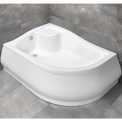 Акриловый поддон для душа Radaway Korfu E 100x80 L 4E81400-03L белый асимметричный